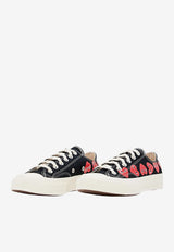 Comme Des Garçons Play X Converse Chuck Taylor Multi-Heart Canvas Sneakers Black P1K126_BLACK