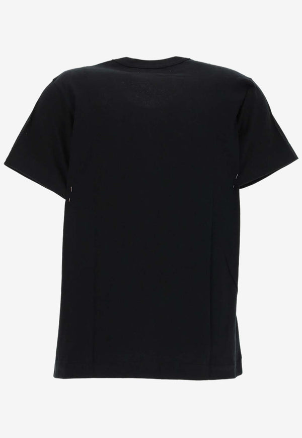 Comme Des Garçons Play Heart Patch Crewneck T-shirt P1T063_000_BLACK