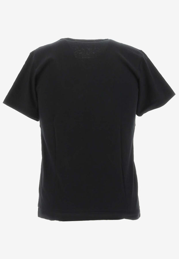 Comme Des Garçons Play Pixel Logo Crewneck T-shirt P1T321_000_BLACK