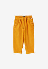 Il Gufo Boys Linen-Blend Pants Yellow P24PL404C6032-ACO/O_GUFO-237