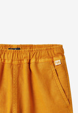 Il Gufo Boys Linen-Blend Pants Yellow P24PL404C6032-ACO/O_GUFO-237