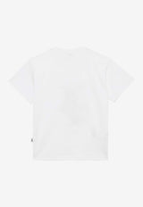 Il Gufo Boys Motorcycle Print T-shirt White P24TS462MF001-CCO/O_GUFO-0108