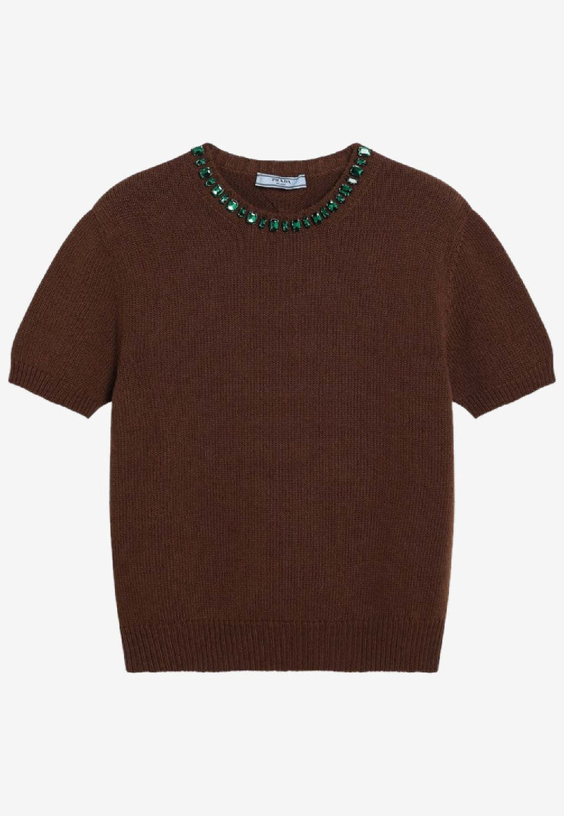 Prada Wool-Blend Knit Top P24V2BOOO18M6/S_PRADA-F0005