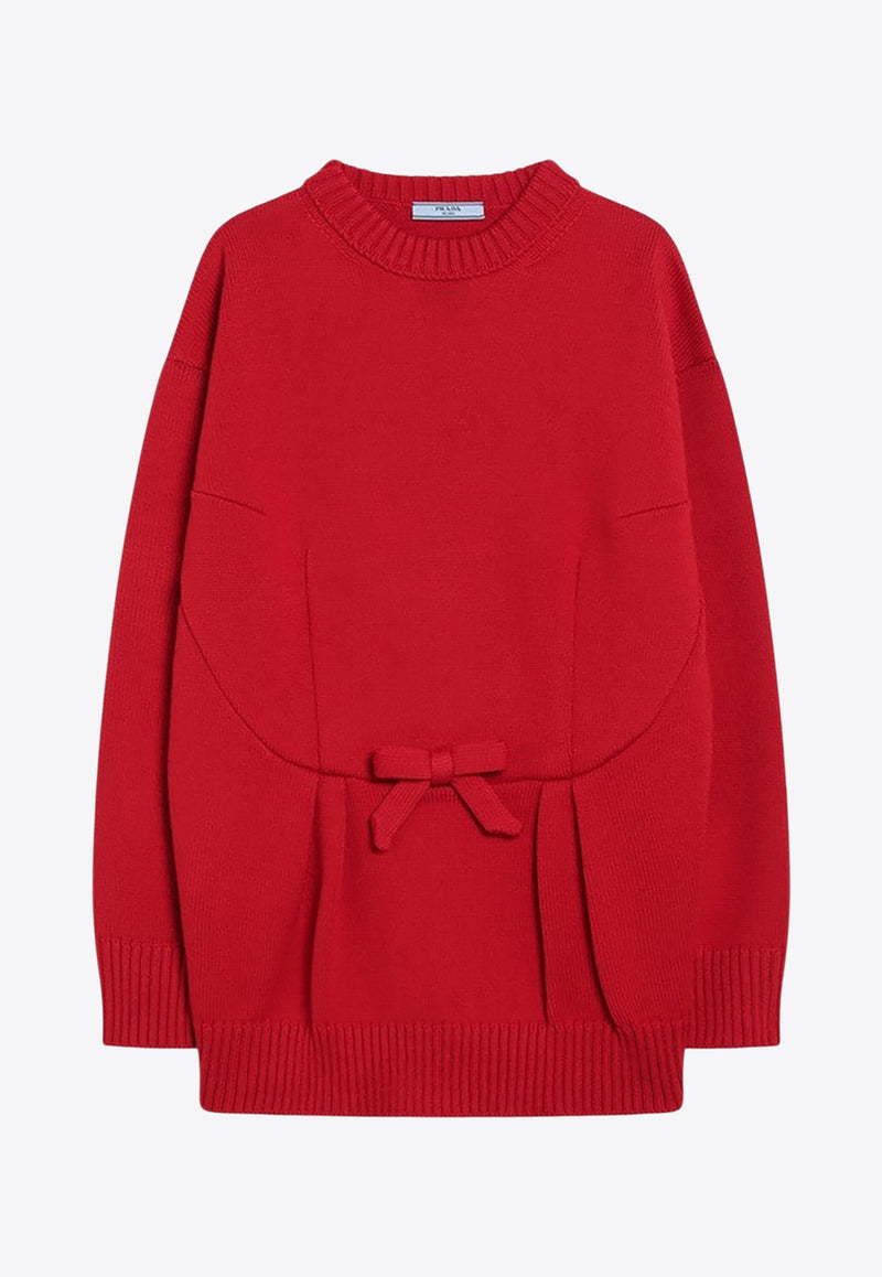 Prada Knitted Wool Sweater Red P24V2POOO18JO/R_PRADA-F0011