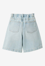 Il Gufo Girls Denim Shorts Blue P25PB190J0052-ACO/Q_GUFO-49C