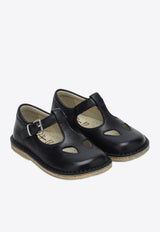 Il Gufo Girls Leather Sandals Midnight Blue P25XG110-CVITNC/Q_GUFO-495