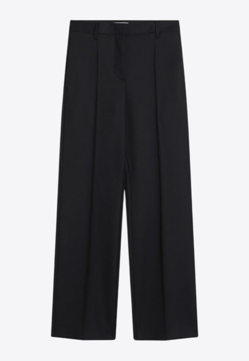 Prada Wool Wide-Leg Tailored Pants Blue P263JOOO16OX/R_PRADA-F0008