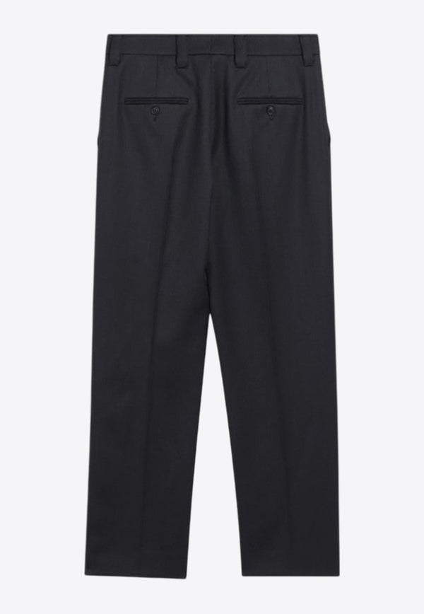 Prada Safety Pin Wool Tailored Pants Gray P267JOOO170P/R_PRADA-F0308
