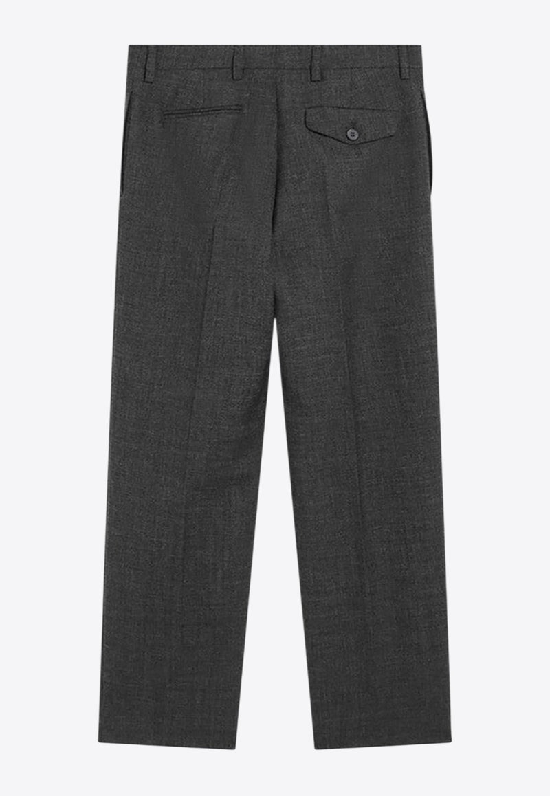 Prada Wool Straight-Leg Pants Gray P270JGOOO17N1/R_PRADA-F0480