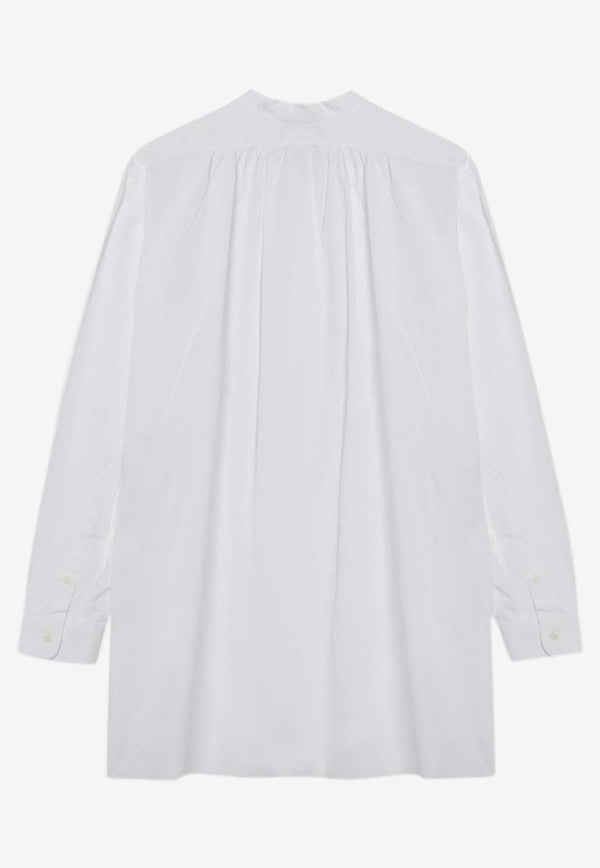 Prada Logo-Embroidered Buttoned Shirt P402JROOO18WO/S_PRADA-F0009