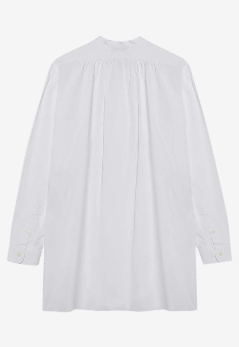 Prada Logo-Embroidered Buttoned Shirt P402JROOO18WO/S_PRADA-F0009