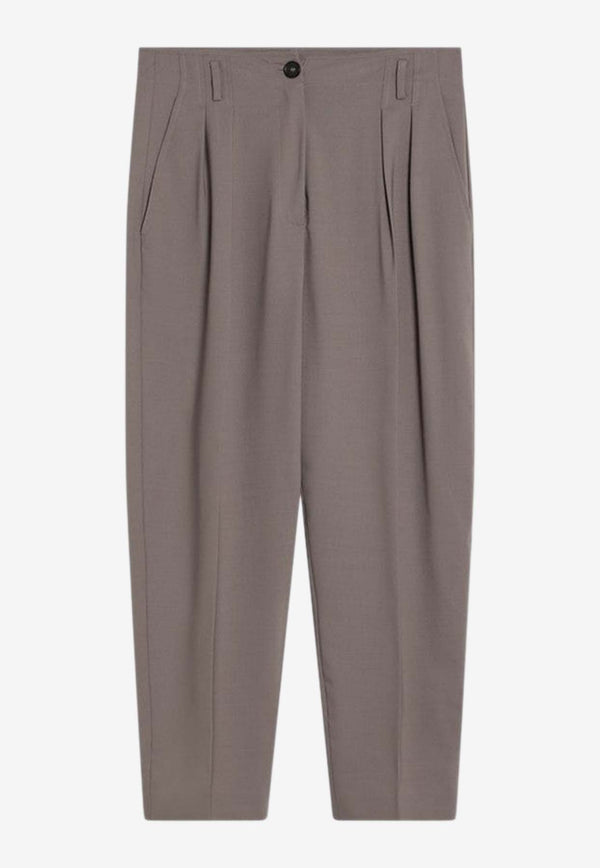 Erika Cavallini Talitha Straight-Leg Pants Taupe P5SH06PL/Q_ERIKA-X17-0
