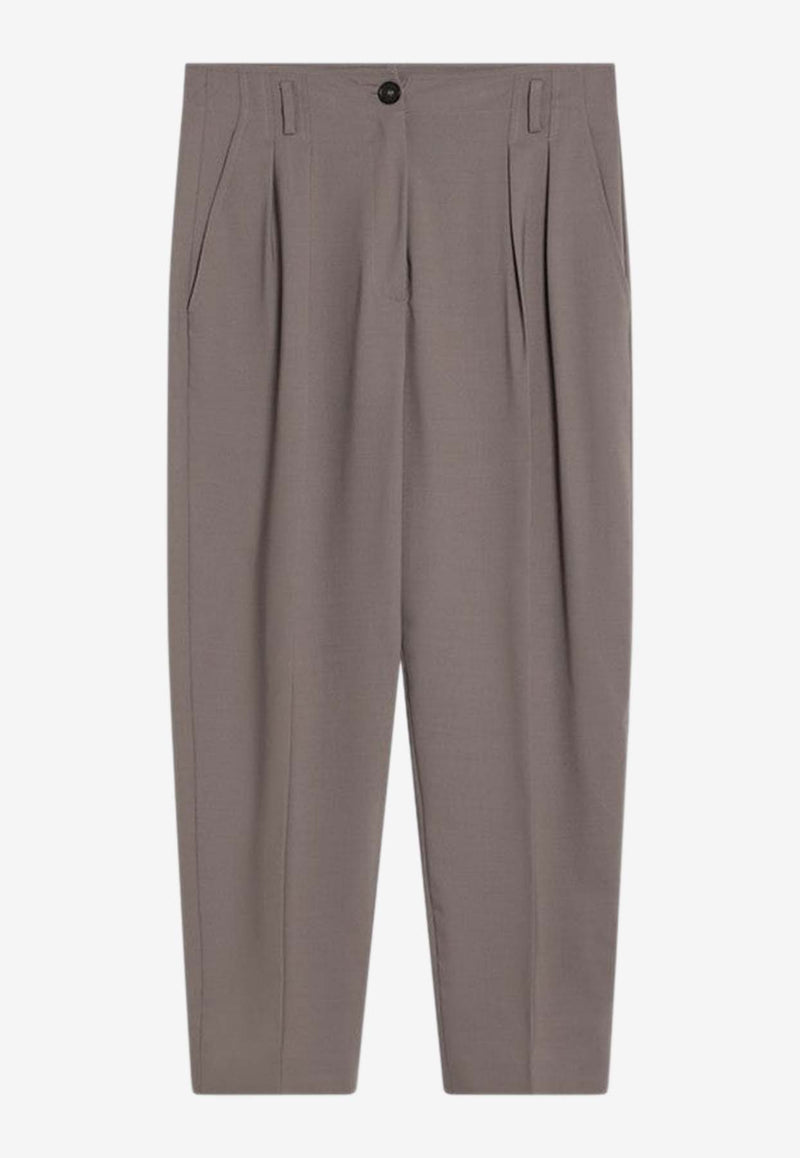 Erika Cavallini Talitha Straight-Leg Pants Taupe P5SH06PL/Q_ERIKA-X17-0