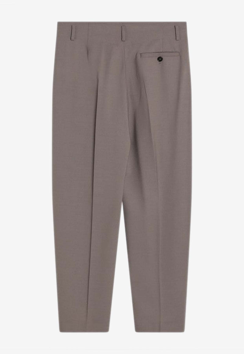 Erika Cavallini Talitha Straight-Leg Pants Taupe P5SH06PL/Q_ERIKA-X17-0