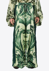 F.R.S Asteria Wide-Leg Printed Pants Green PA000250 TE00854_GREEN