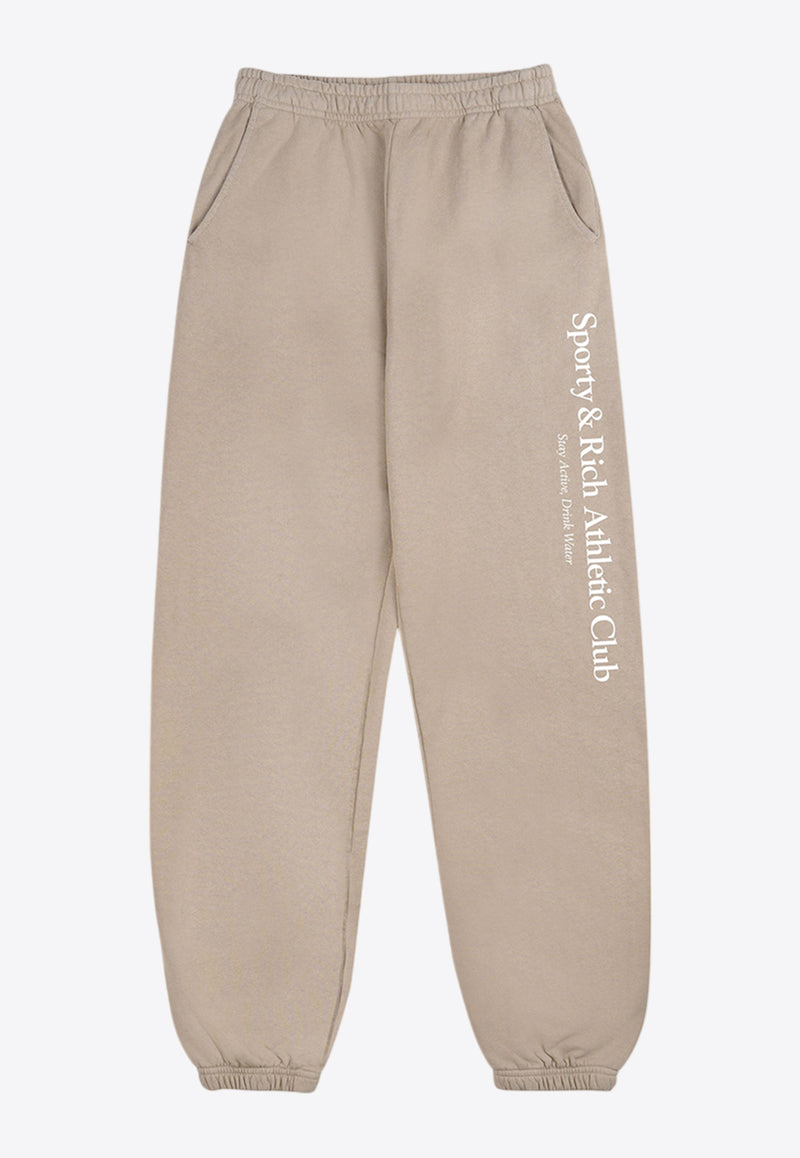 Sporty & Rich Athletic Club Track Pants Beige PA036516011GY15BEIGE