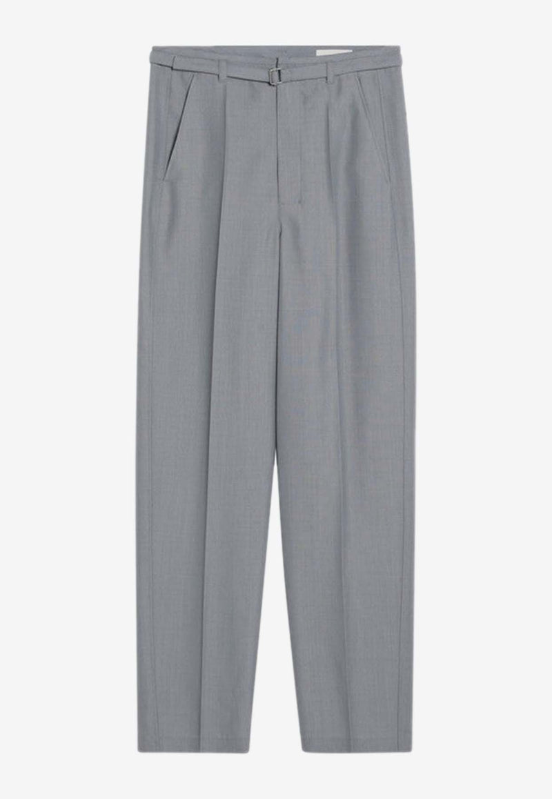 Lemaire Straight-Leg Tailored Pants Gray PA1198LF414/Q_LEMAI-BL720