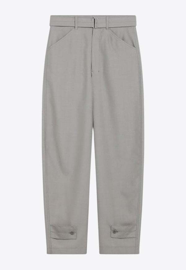 Lemaire Tailored Pants with Ankle-Tabs Taupe PA1223LF414/R_LEMAI-BR446