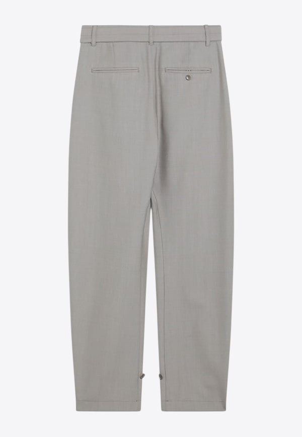 Lemaire Tailored Pants with Ankle-Tabs Taupe PA1223LF414/R_LEMAI-BR446