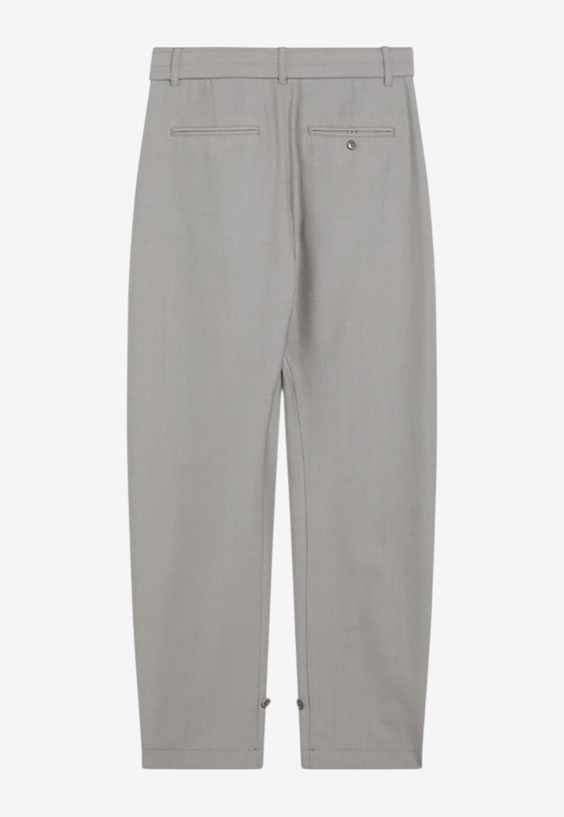 Lemaire Tailored Pants with Ankle-Tabs Taupe PA1223LF414/R_LEMAI-BR446
