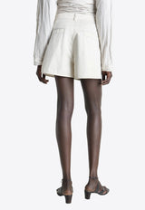 High-Rise Mini Denim Shorts