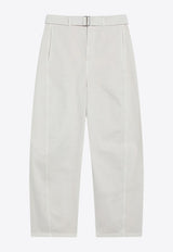 Lemaire Straight-Leg Tailored Pants Cream PA326LD1065/R_LEMAI-WH027