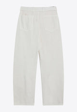 Lemaire Straight-Leg Tailored Pants Cream PA326LD1065/R_LEMAI-WH027