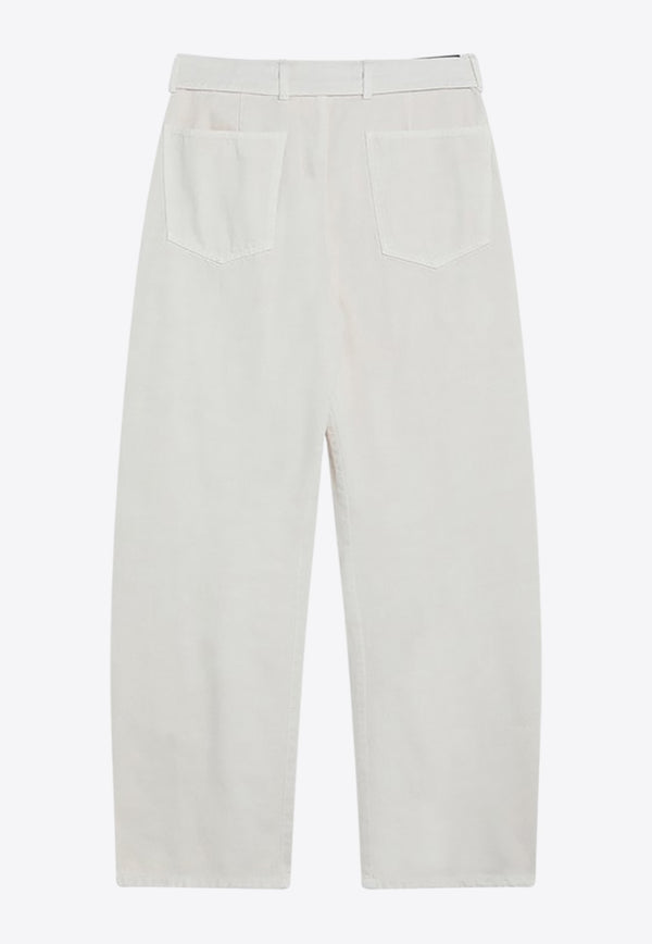 Lemaire Straight-Leg Tailored Pants Cream PA326LD1065/R_LEMAI-WH027