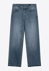 Jacquemus Washed Straight-Leg Jeans Blue PAM00028AD00038/S_JACQM-33C