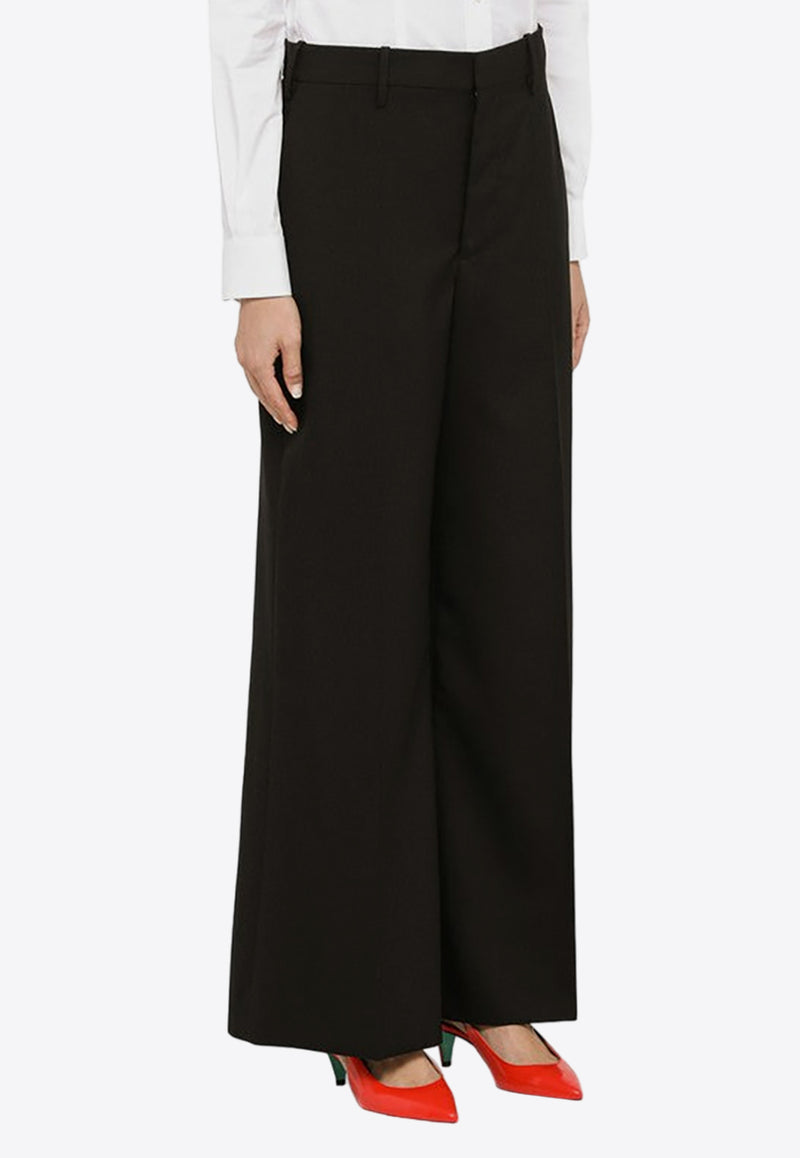 Marni Wide-Leg Tailored Wool Pants Black PAMA0450U0TW839/N_MARNI-00N99