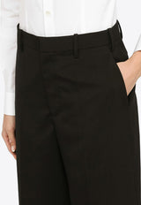 Marni Wide-Leg Tailored Wool Pants Black PAMA0450U0TW839/N_MARNI-00N99