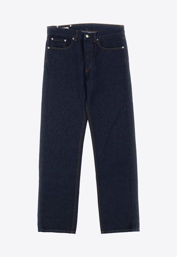 Dries Van Noten Basic Straight-Leg Jeans Blue PANTHERO020902_8429_507