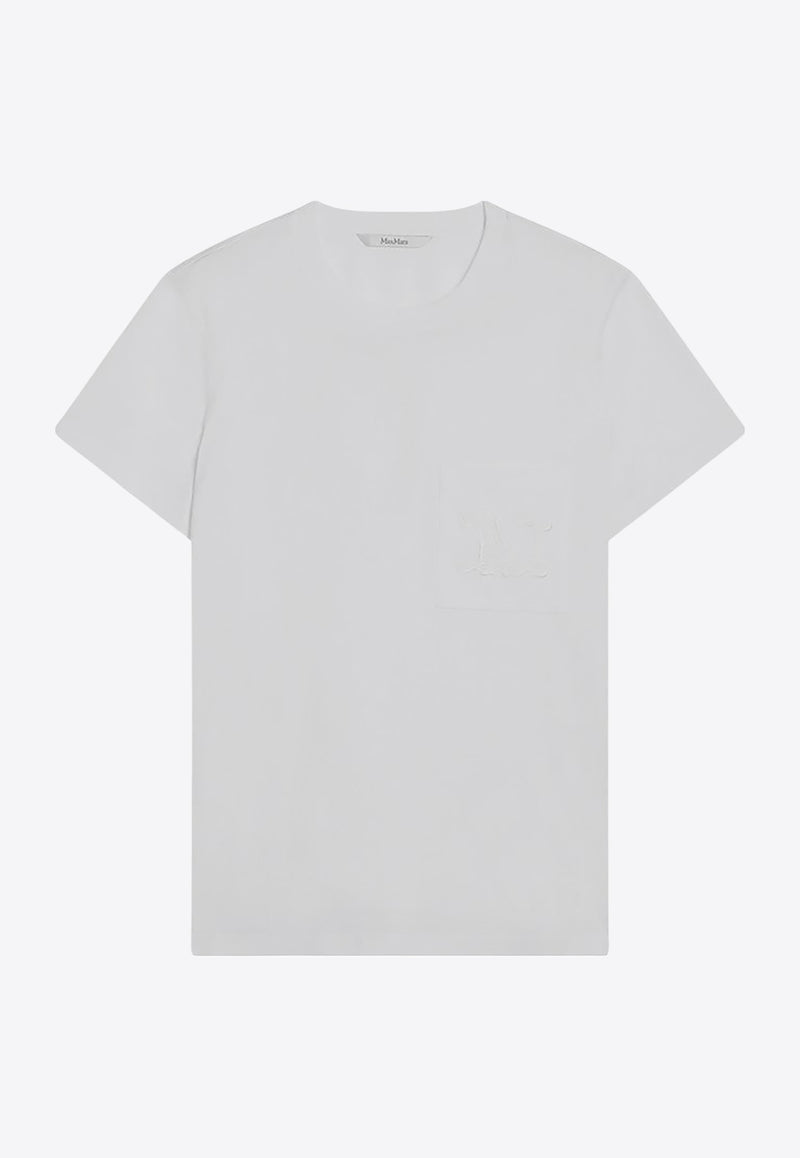 Max Mara Papaia Logo T-shirt White PAPAIACO/R_MAXM-001