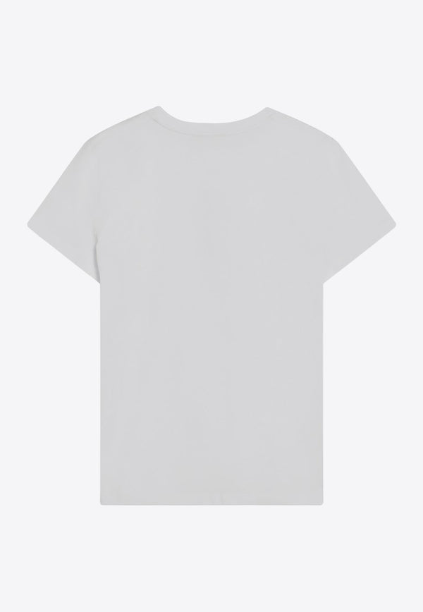 Max Mara Papaia Logo T-shirt White PAPAIACO/R_MAXM-001