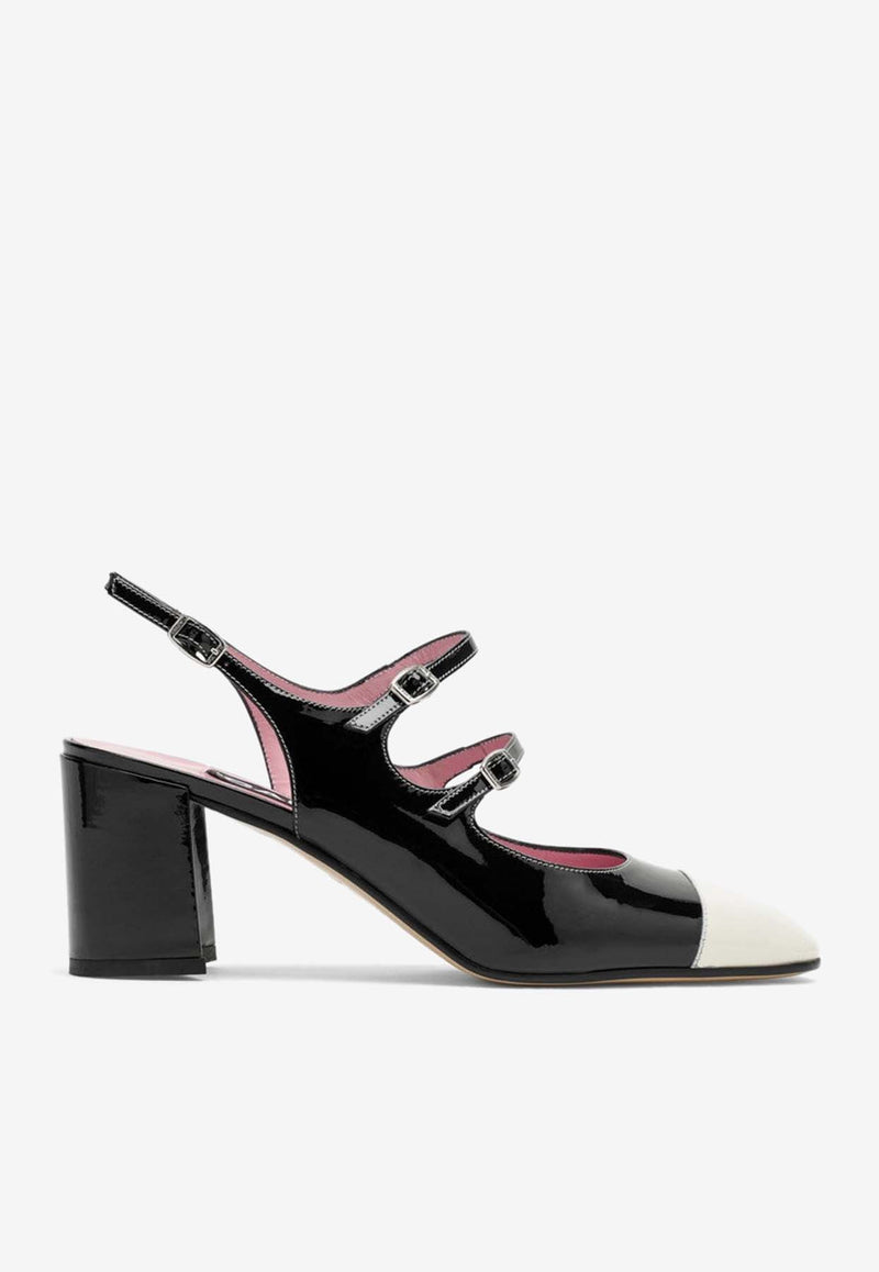 Carel Paris Papaia 60 Patent Leather Slingback Pumps PAPAYALE/O_CAREL-BI