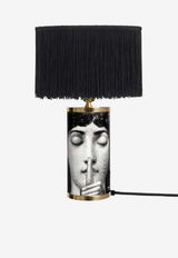 Fornasetti Small Silenzio Table Lamp with Lampshade Multicolor PAR038 + C05X334