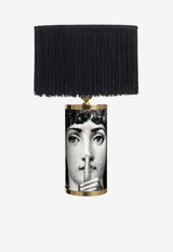 Fornasetti Small Silenzio Table Lamp with Lampshade Multicolor PAR038 + C05X334