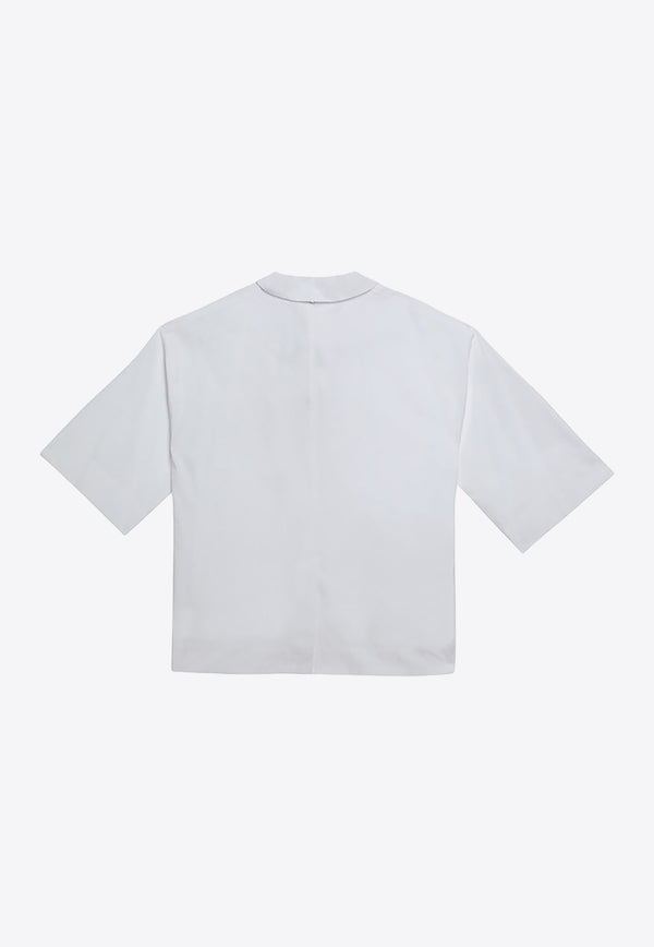 Sportmax Parole Poplin Shirt White PAROLECO/O_SPORM-001