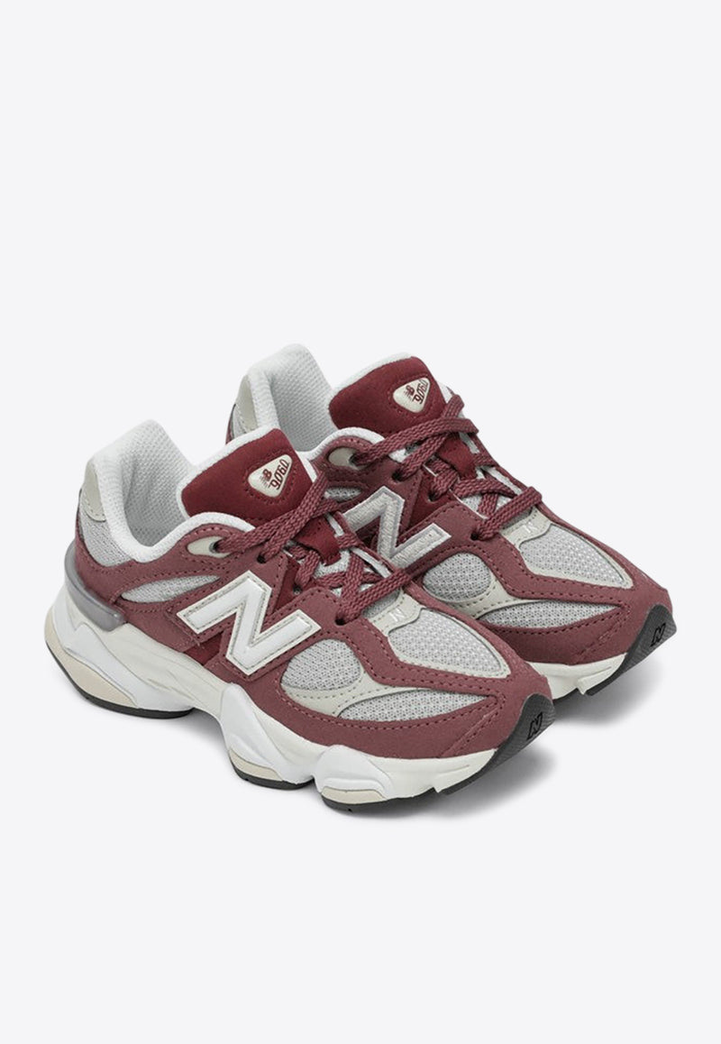 New Balance Kids Girls 9060 Low-Top Sneakers Red PC9060CTLE/R_NEWB-WB