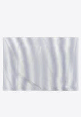 Tekla Striped Logo Pillowcase Light Blue PCL-PS-22350X75CO/Q_TEKLA-SK