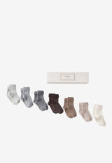 Bonpoint Babies Day-of-the-Week Socks - Set of 7 Multicolor PEBFVSEMAINCO/Q_BONPO-116