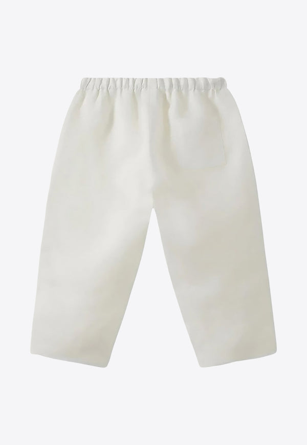 Bonpoint Baby Girls Linen Pants White PEDANDY2-BLI/O_BONPO-002