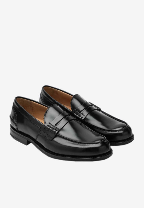 Church's Leather Pembrey Loafers Black PEMBREYR209LG/R_CHURC-F0AAB