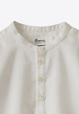 Bonpoint Babies Long-Sleeved Shirt White PEPOLISSON3-ACO/O_BONPO-002
