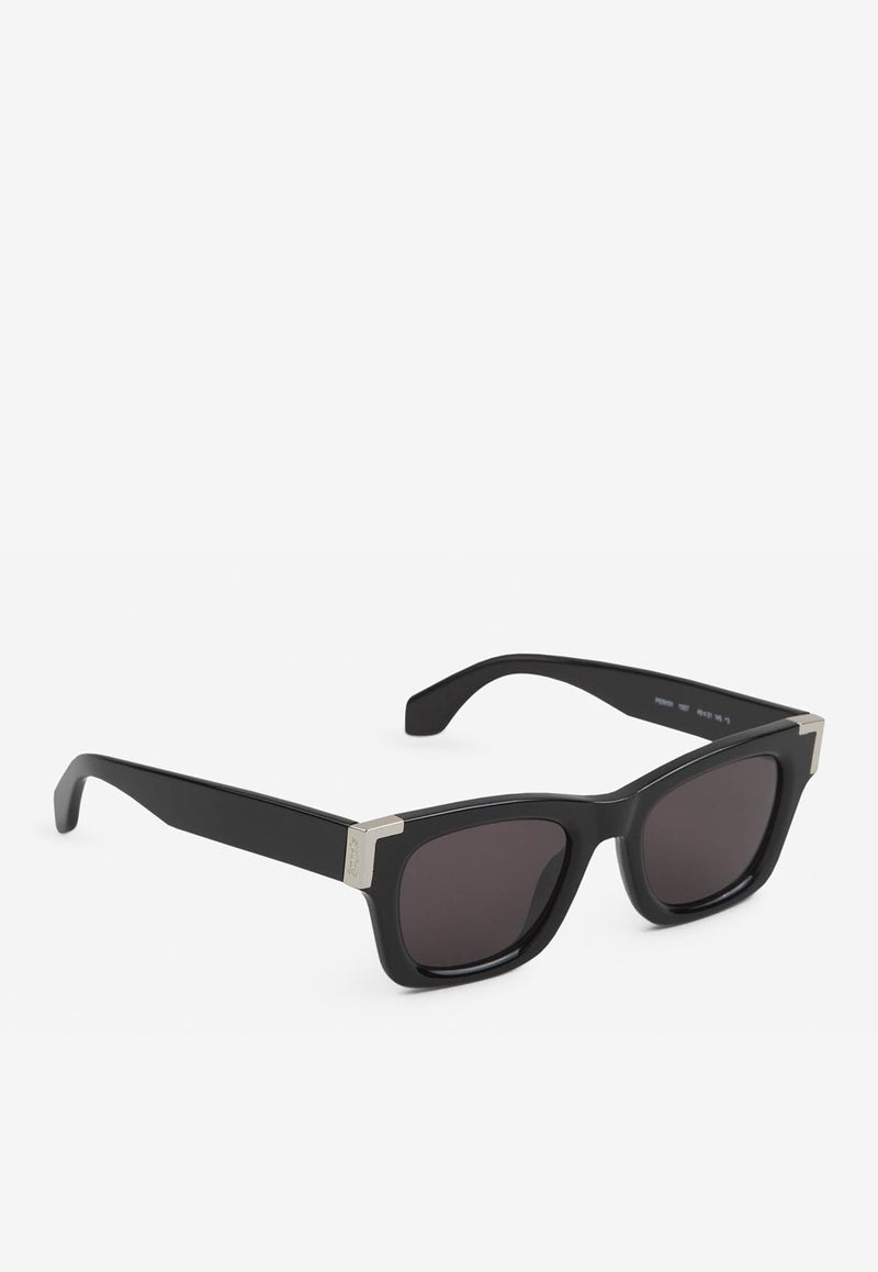 Palm Angels Westport Square Sunglasses Gray PERI101F24PLA001_1007