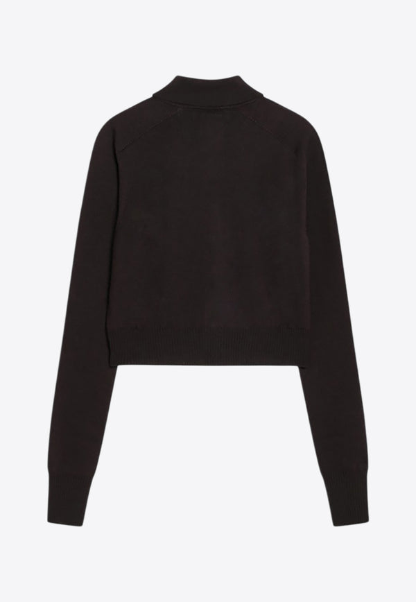 Sportmax Perseo Wool Cardigan Dark Brown PERSEOWO/R_SPORM-006