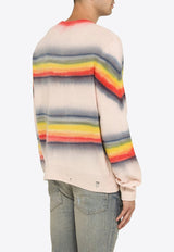 Amiri Tie-Dye Striped Crewneck Sweater Multicolor PF23MKL032WS/N_AMIRI-900