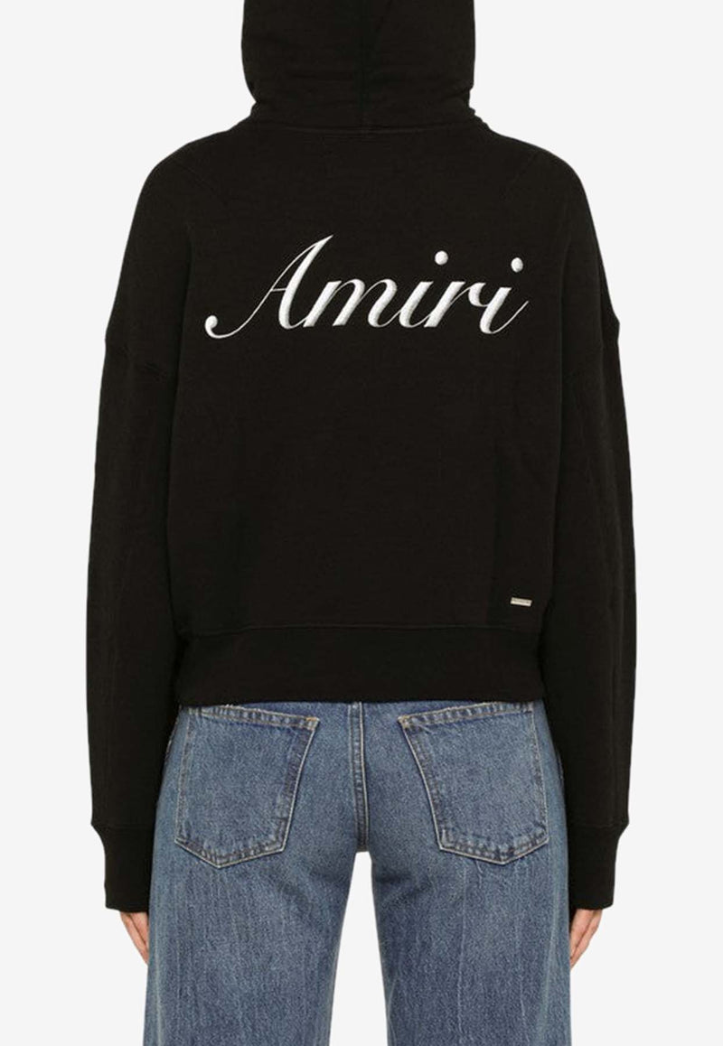 Amiri Logo-Embroidered Hooded Sweater Black PF23WJH010CO/N_AMIRI-001