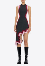 PH5 Hailey Reflective Wavy Midi Dress Multicolor PF25DR013-BBLK_BLACK MULT