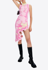PH5 Brooklyn Tie-Dye Midi Wavy Dress Pink PF25DR013PIN_PINK